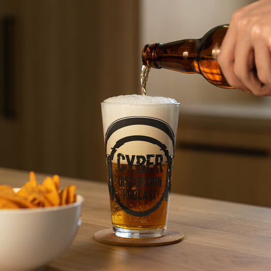 Cyber Distortion "Party Starter" Pint Glass